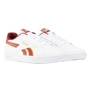 Reebok Unisex Adult Retro Synthetic Leather Court Trainers / White/Red